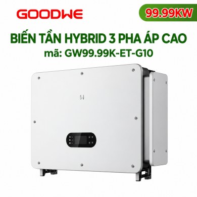 Biến tần GoodWe Hybrid 3 pha cao áp 99.99kW (GW99.99K-ET-G10)